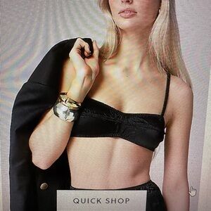 NWT Anna October for JCrew  Satin Bralette